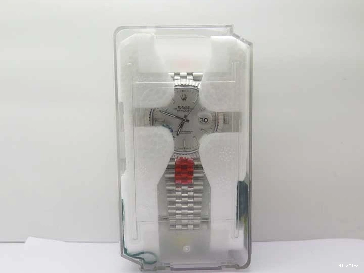 MiroTime 0101 SoftTouch DateJust 41 126334 ZF 1:1 Best Edition 904L Steel Silver Dial Stick Marker on Jubilee Bracelet A 2437